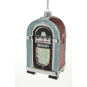 Glass Jukebox Ornament