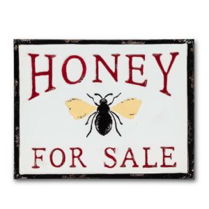Honey For Sale Metal Sign
