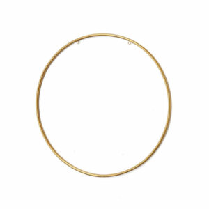 Display Wreath Ring Gold metal 24"