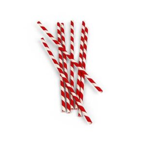 Paper Straws Box of 144 red