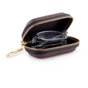 Folding Reading Glasses in Zipper Case