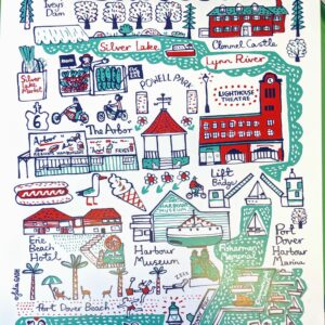 Postcard Port Dover Cityscapej