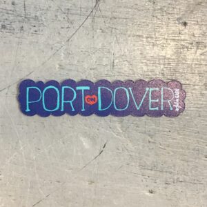 Small Magnetic Bumper Sticker Port Dover Cityscape
