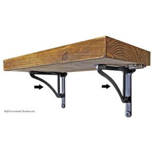 Swivel Folding Bracket black