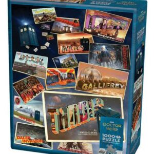 Doctor Who Postcards 1000 Piece Jigsaw Puzzle