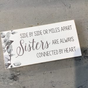 Sisters Wood Block "Miles Apart"
