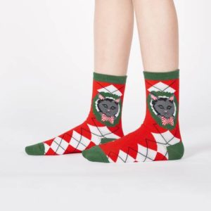 Deck the Paws Junior Crew Sock