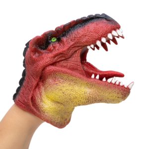 Dinosaur Hand Puppet red