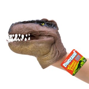 Dinosaur Hand Puppet brown