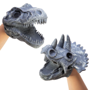 Dino Skull Hand Puppet Triceratops