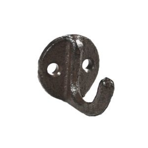 Cast Iron Mini Hook brown