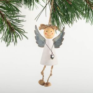 Wooden Angel Hanging Decoration