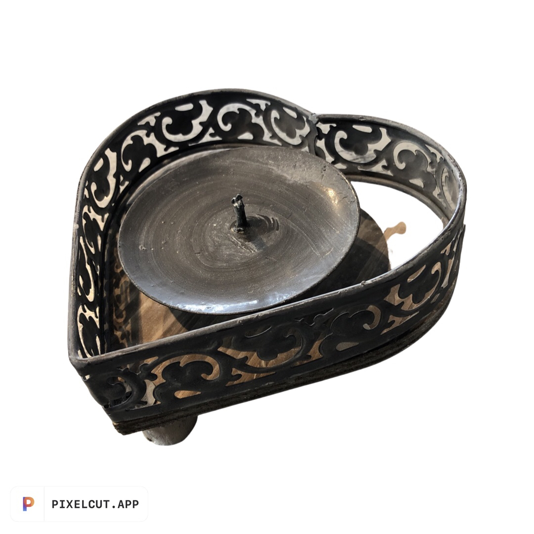 Metal Heart Candle Holder Liberty Home Decor