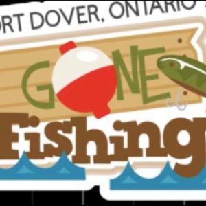 Decal Gone Fishing Port Dover