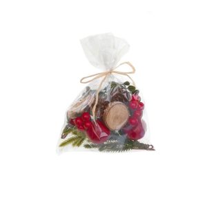 CHRISTMAS BOWL FILLER WITH RED BERRIES