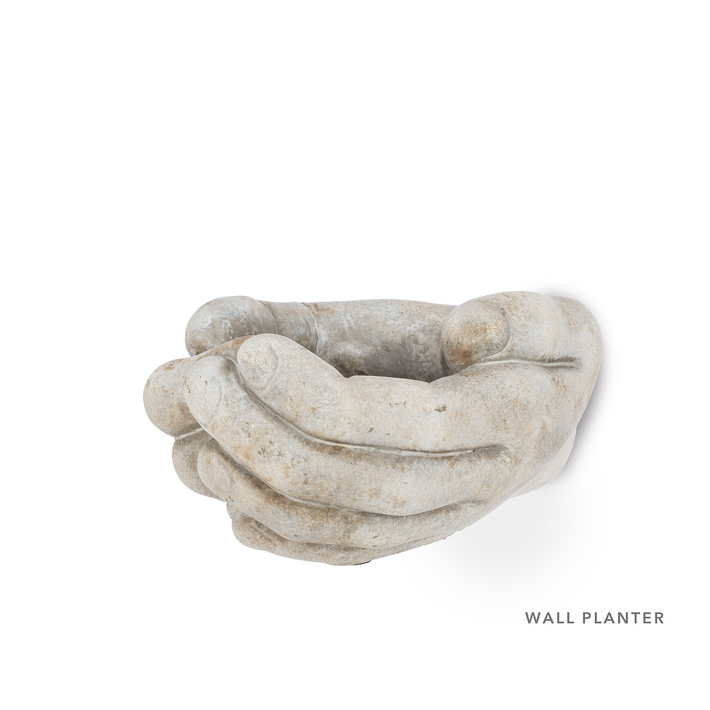 Cupping Hands Wall Planter