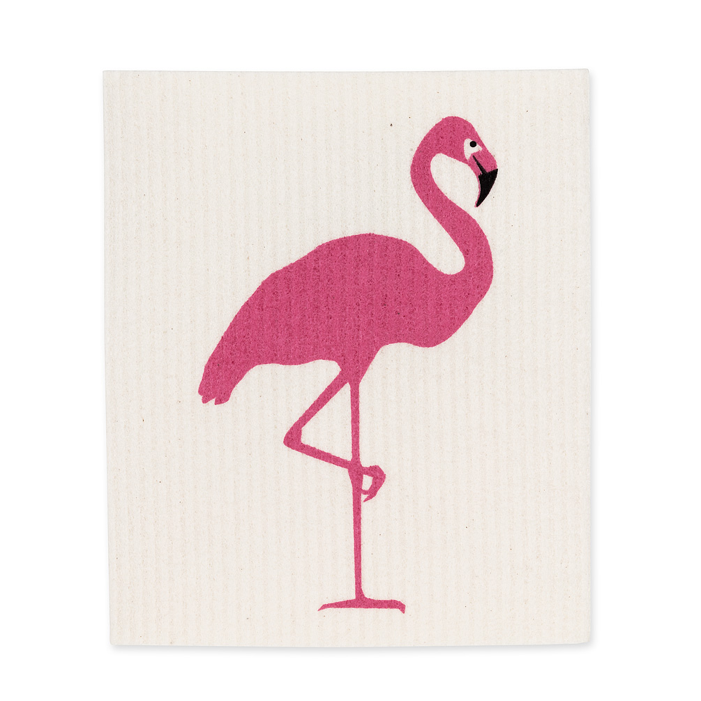 Flamingo Swedish Dishcloth