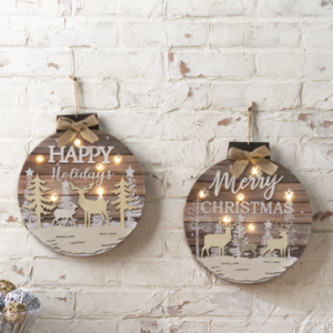 Cozy Light Up Hanging Sign