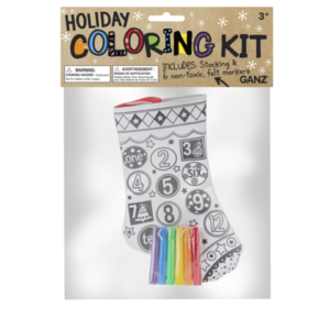 Mini Colouring Kit - Holiday Stocking