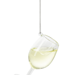 Cheer Donnay Wine Glass Ornament