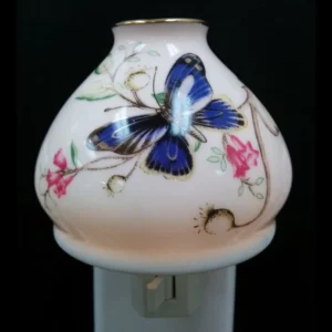 Blue Butterfly Lampshade Night Light