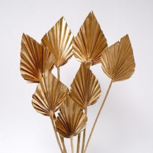 Small Palm Spear 18" (7 stems) Gold