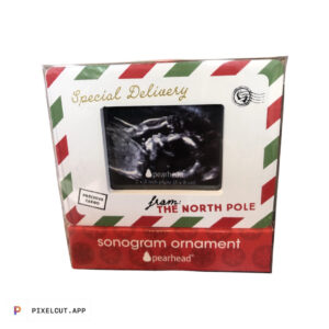 Sonogram Ornament "Special delivery from North Pole"