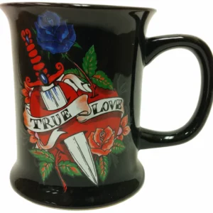 Big Pete's Tattoo Art Ceramic Mug TRUE LOVE