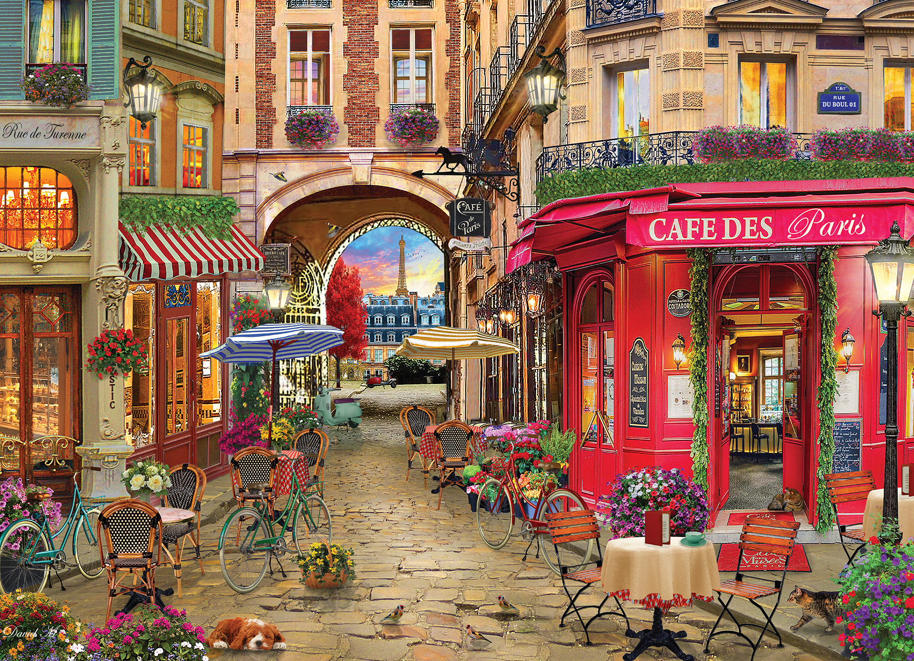 Cafe Des Paris 500 pc Puzzle