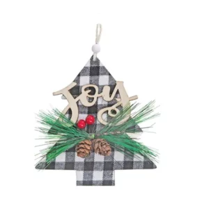 White Buffalo Plaid Joy/Tree