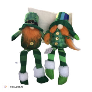 Leprechaun Gnome doll with dangling legs