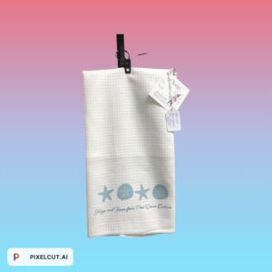 Port Dover Nautical Kisses tea towel