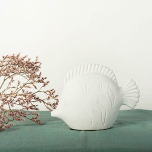 White Ceramic Fish