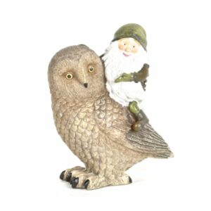 Polyresin Owl/Gnome