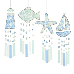Sea Glass Wind Chimes
