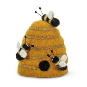 Beehive with Bees-felted