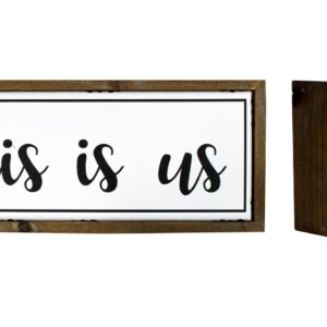 This is us wood plaque