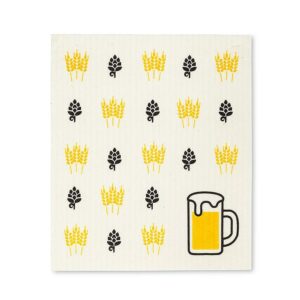 Barley/Beer Swedish Dishcloth
