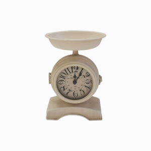 Weight Scale Tabletop Clock