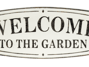 Welcome to Garden Sign