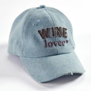 Blue Denim "Wine Lover" Hat