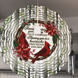 10 in Wind Spinners  Cardinal memorial