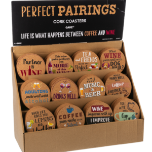 Perfect Pairings Cork Coaster ASST