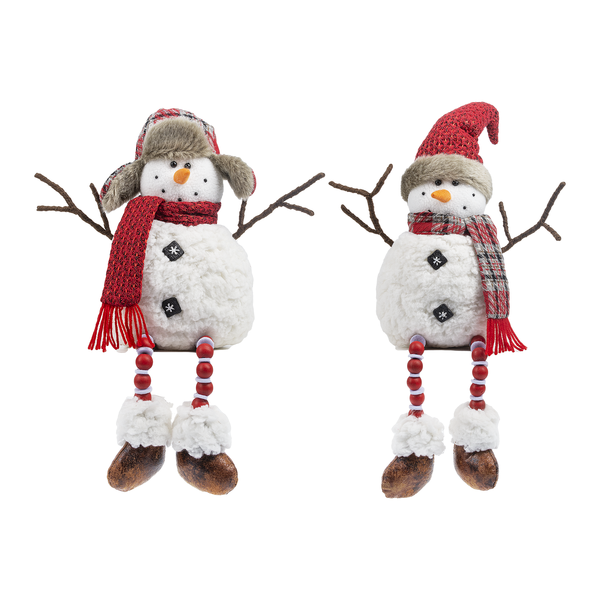 Snowman Stuffed shelf sitter