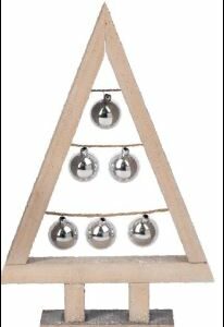 Tree wooden with ornaments