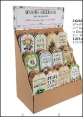 Gift tags Woodland Greetings ornaments