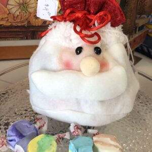Santa Claus bag w 20 / taffy pieces