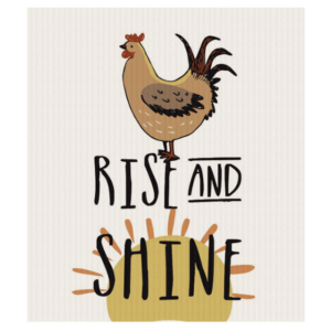 Rise/Shine Swedish Dishcloth