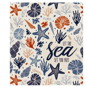 Sea/Free Swedish Dishcloth