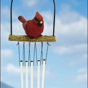 Cardinal wind chimes